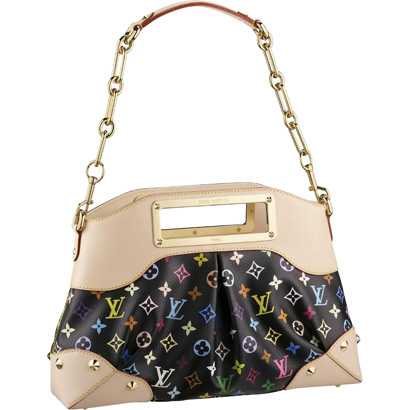 Louis Vuitton Outlet M40256 Monogram Multicolore Judy MM Noir