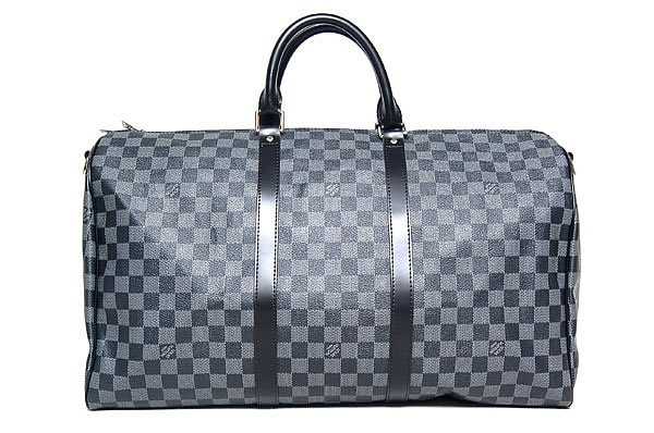 Louis Vuitton Outlet zoom Damier Graphite Canvas Keepall 50 N41415