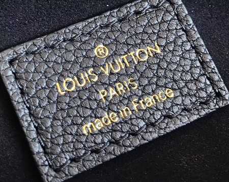 Louis Vuitton Outlet Monogram Canvas Pallas Original leather M42810 black