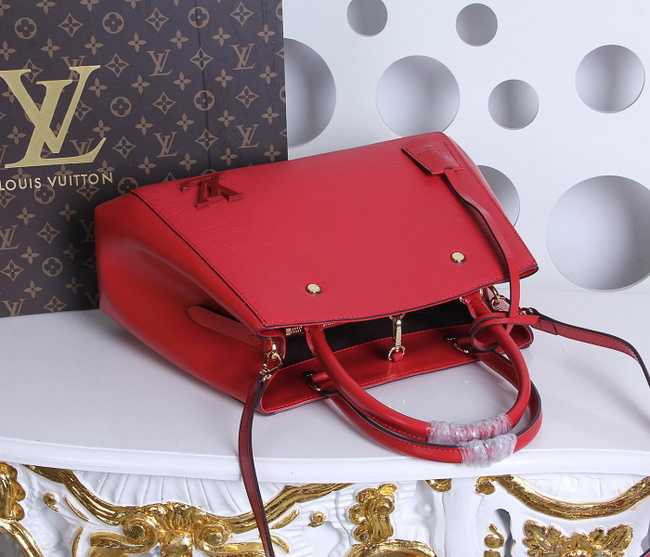 Louis Vuitton Outlet Epi Leather Montaigne MM Tote Bag M41056 Red