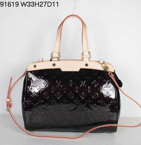 Louis Vuitton Outlet handbag monogram vernis brea mm m91619 (amarante)