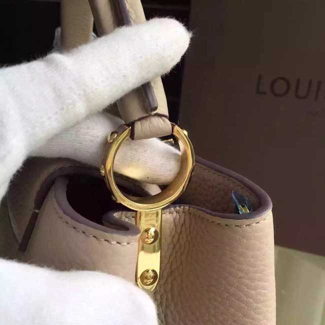 Louis Vuitton Outlet Capucines BB Tote Bag 94754 Light Grey