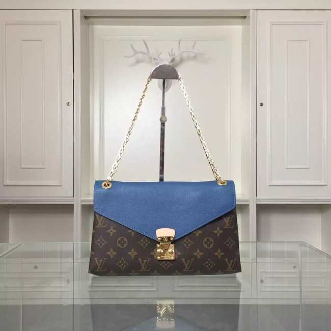 Louis Vuitton Outlet Monogram Canvas Pallas Chain 41246 Blue