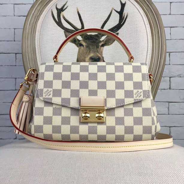 2017 Louis Vuitton Outlet Damier Azur Canvas Croisette N41581 bag