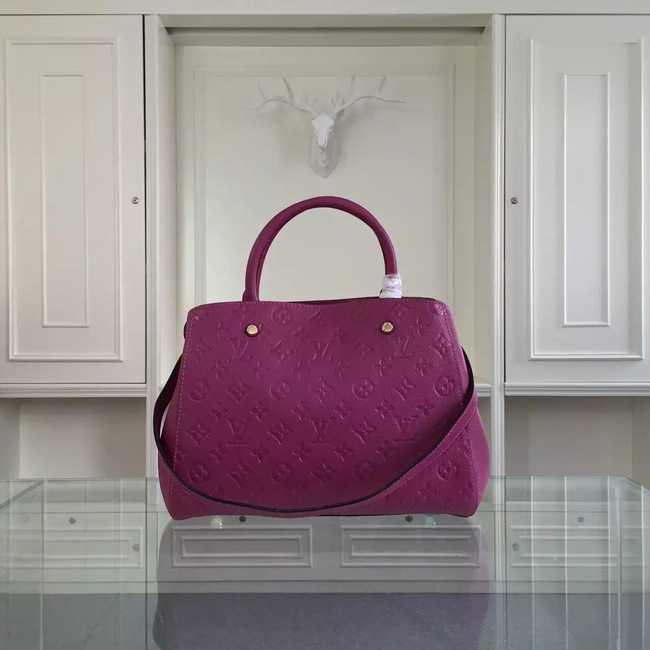 Louis Vuitton Outlet Monogram Empreinte Montaigne MM 41060 purple