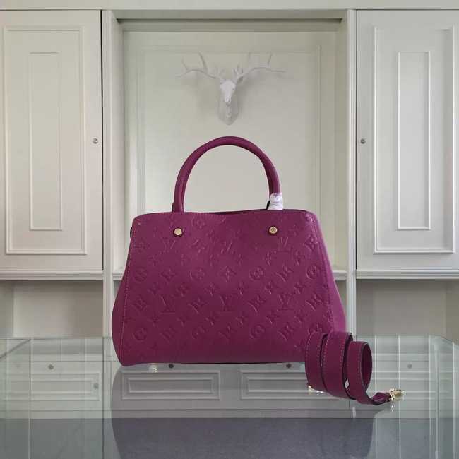 Louis Vuitton Outlet Monogram Empreinte Montaigne MM 41060 purple