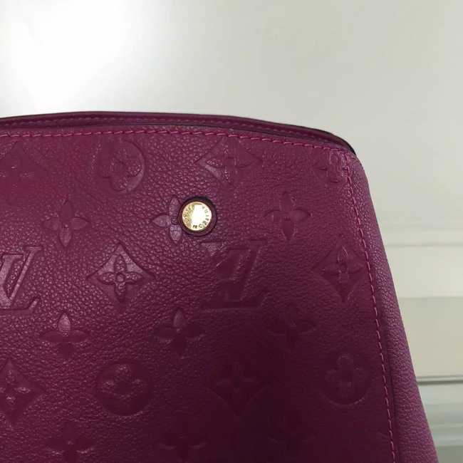 Louis Vuitton Outlet Monogram Empreinte Montaigne MM 41060 purple