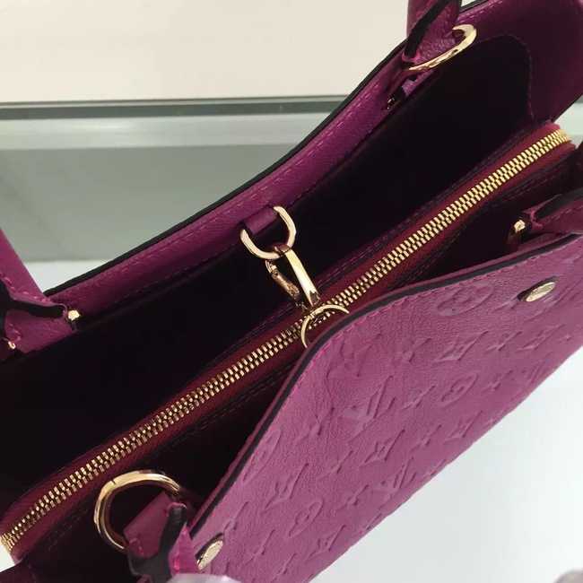 Louis Vuitton Outlet Monogram Empreinte Montaigne MM 41060 purple