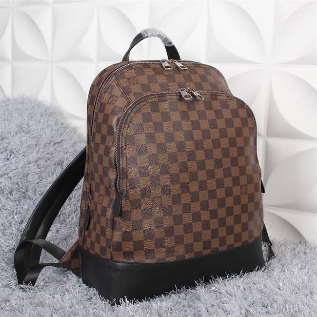 Louis Vuitton Outlet Monogram Damier Ebene Graphite Jake Backpack M41558 Coffee