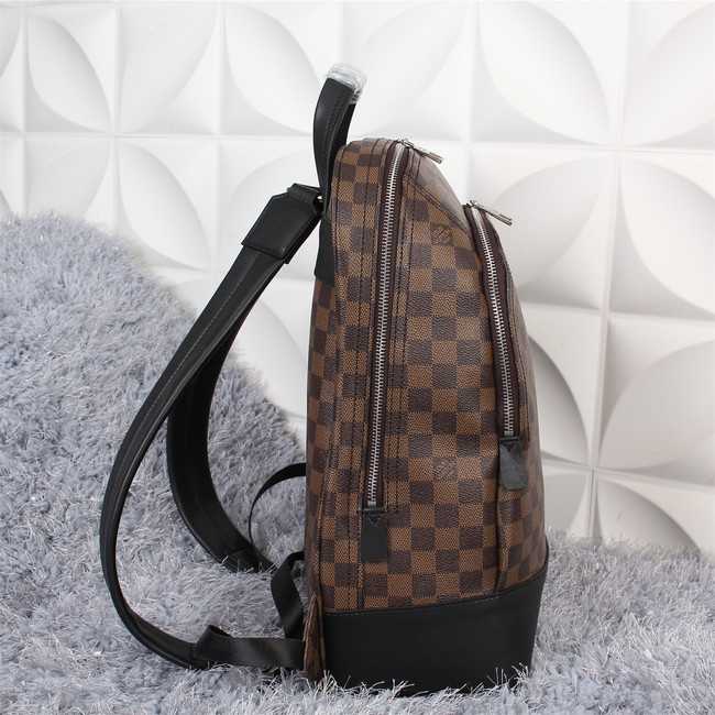 Louis Vuitton Outlet Monogram Damier Ebene Graphite Jake Backpack M41558 Coffee