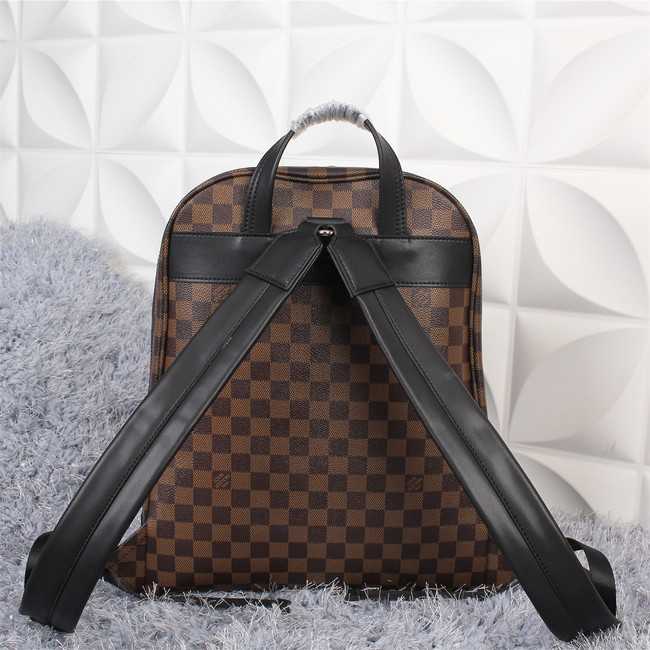 Louis Vuitton Outlet Monogram Damier Ebene Graphite Jake Backpack M41558 Coffee