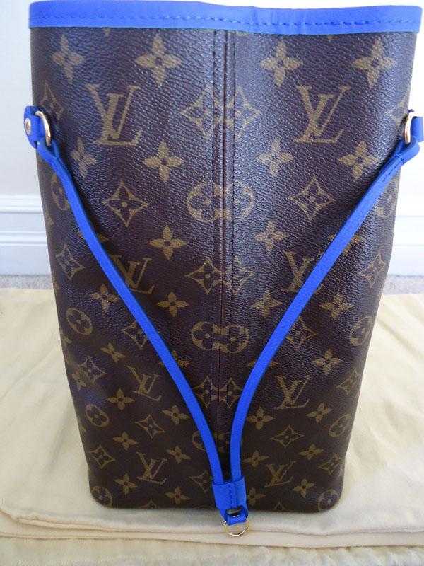 2013 Louis Vuitton Outlet Monogram Canvas Ikat Neverfull GM M40875 blue