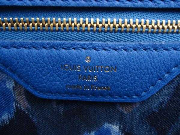 2013 Louis Vuitton Outlet Monogram Canvas Ikat Neverfull GM M40875 blue