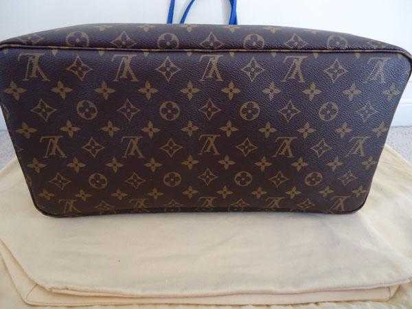 2013 Louis Vuitton Outlet Monogram Canvas Ikat Neverfull GM M40875 blue