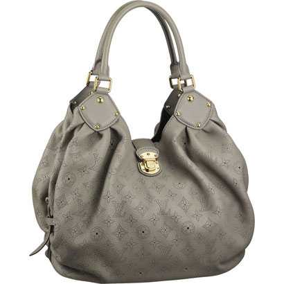 Louis Vuitton Outlet M93121 Mahina Leather L bag Taupe