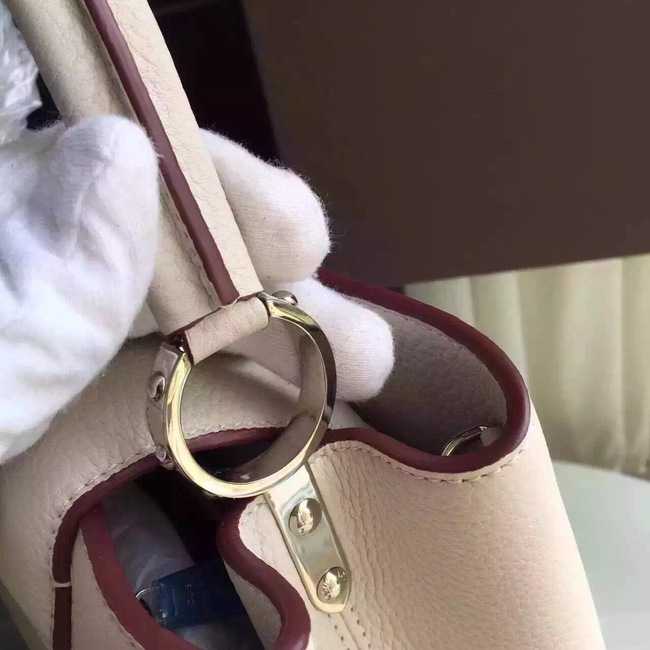 Louis Vuitton Outlet Capucines BB Tote Bag 94754 Beige