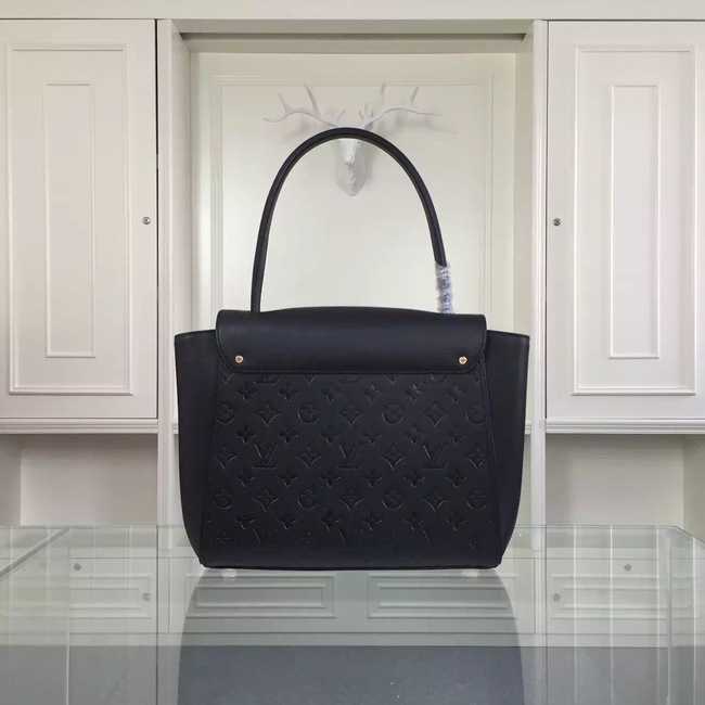 Louis Vuitton Outlet original leather embossing tote bag 50438 black