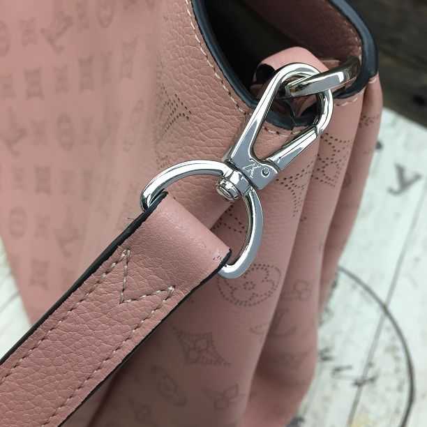 2015 Louis Vuitton Outlet mahina leather babylone pm m50033 pink(original leather)