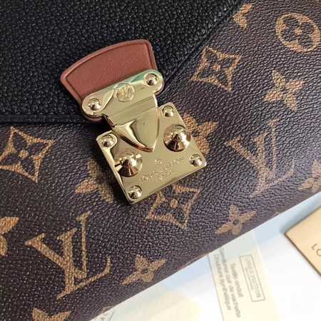 Louis Vuitton Outlet Original Monogram Canvas Pallas Chain M41201 black