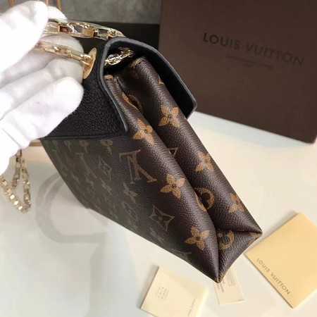 Louis Vuitton Outlet Original Monogram Canvas Pallas Chain M41201 black