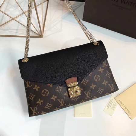 Louis Vuitton Outlet Original Monogram Canvas Pallas Chain M41201 black