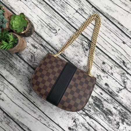 Louis Vuitton Outlet Original Damier Ebene Canvas WIGHT N64419 black