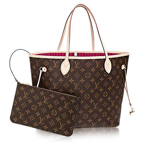 Louis Vuitton Outlet Monogram Canvas Neverfull MM M41178 Pivoine