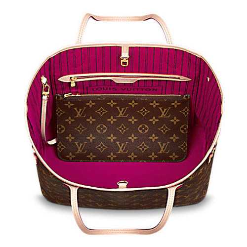 Louis Vuitton Outlet Monogram Canvas Neverfull MM M41178 Pivoine