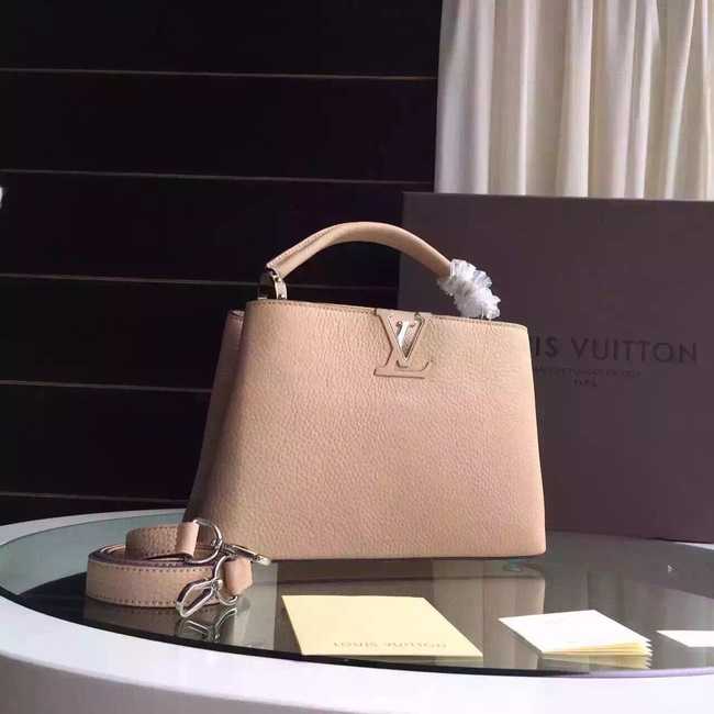 Louis Vuitton Outlet Capucines BB Tote Bag 94754 Apricot