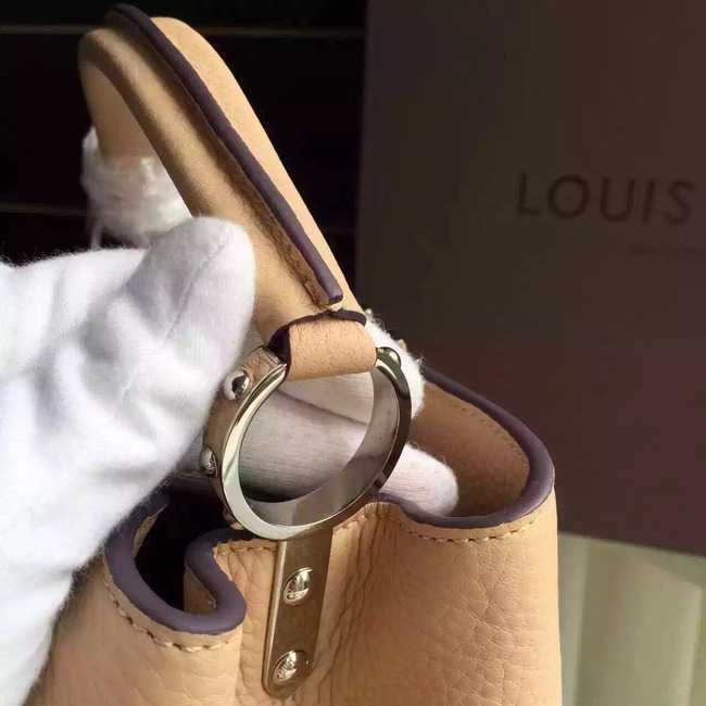 Louis Vuitton Outlet Capucines BB Tote Bag 94754 Apricot