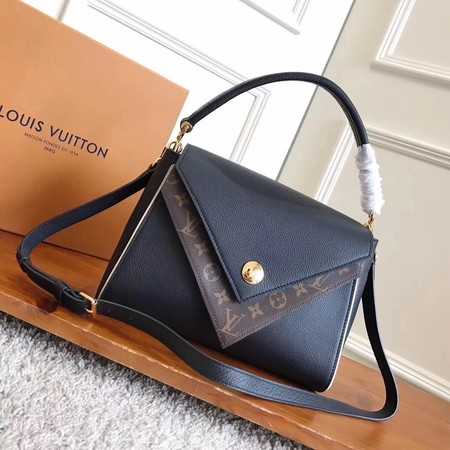 Louis Vuitton Outlet original leather DOUBLE V M54339 black