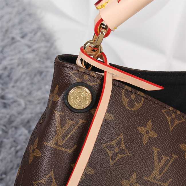 Louis Vuitton Outlet Monogram Canvas Cata Bag 41620 Black