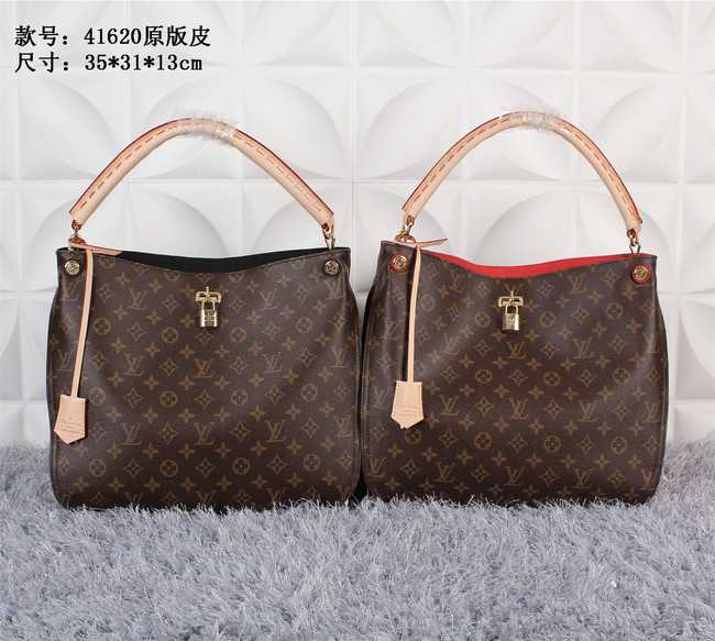 Louis Vuitton Outlet Monogram Canvas Cata Bag 41620 Black