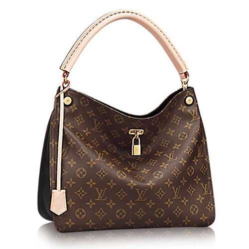 Louis Vuitton Outlet Monogram Canvas Cata Bag 41620 Black