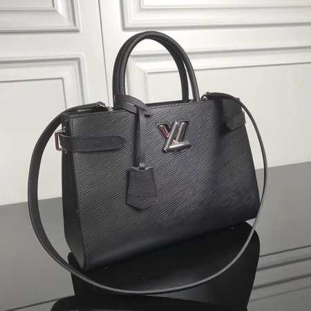 Louis Vuitton Outlet original Epi Leather Montaigne Tote Bag MM 54810 black