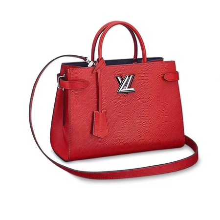 Louis Vuitton Outlet original Epi Leather Montaigne Tote Bag MM 54810 red