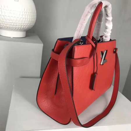 Louis Vuitton Outlet original Epi Leather Montaigne Tote Bag MM 54810 red