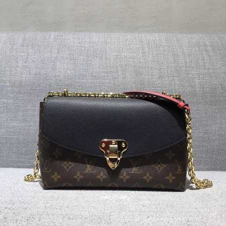 2018 Louis Vuitton Outlet original monogram canvas saint placide M43713 black