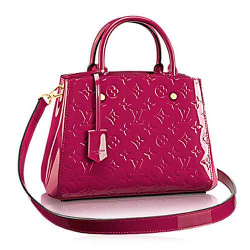 Louis Vuitton Outlet Monogram Vernis Montaigne BB M50172 Rose indien