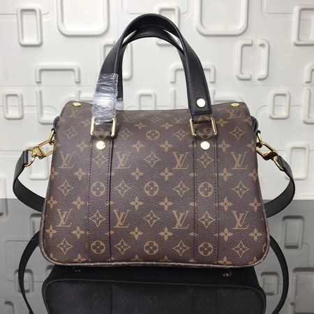 Louis Vuitton Outlet manhattan monogram canvas handbags M43482 black