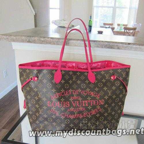 2013 Louis Vuitton Outlet Monogram Canvas Ikat Neverfull GM M40876