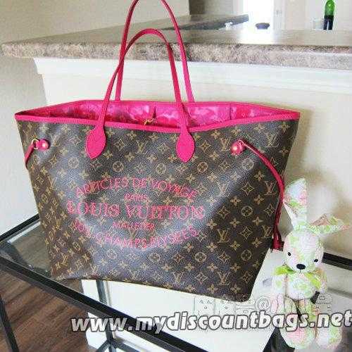 2013 Louis Vuitton Outlet Monogram Canvas Ikat Neverfull GM M40876