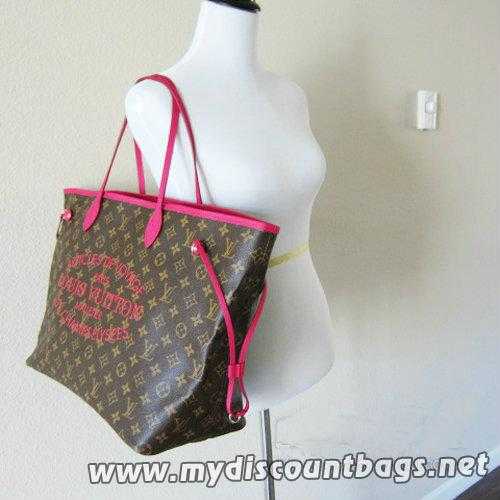 2013 Louis Vuitton Outlet Monogram Canvas Ikat Neverfull GM M40876