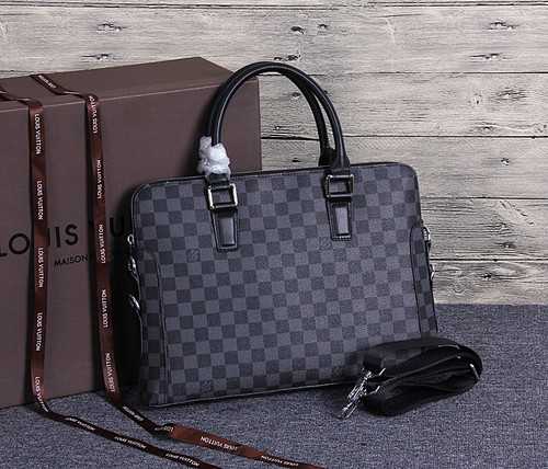 Louis Vuitton Outlet monogram canvas tote bag 41612 black