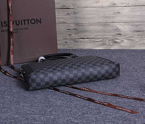 Louis Vuitton Outlet monogram canvas tote bag 41612 black