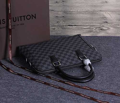 Louis Vuitton Outlet monogram canvas tote bag 41612 black