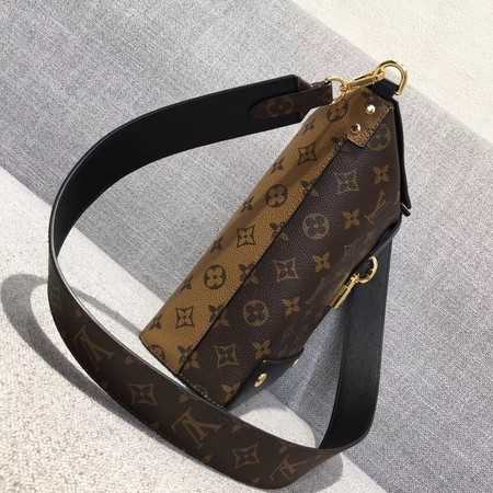 Louis Vuitton Outlet monogram canvas Original leather 51177 black