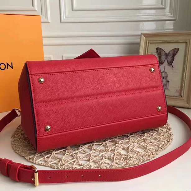 2017 newest Louis Vuitton Outlet original leather double V bag M54624 red