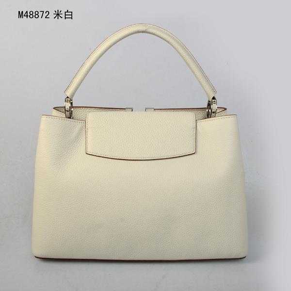 2014 Louis Vuitton Outlet capucines mm m48865 white bag