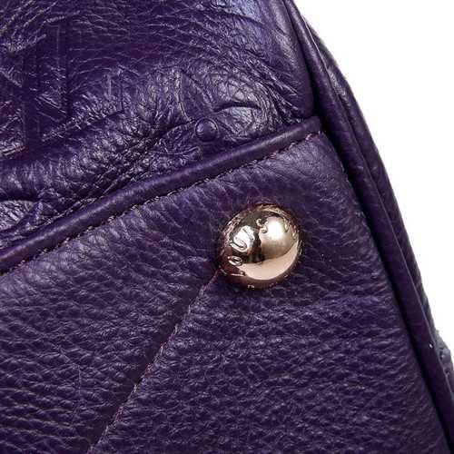 Louis Vuitton Outlet monogram empreinte speedy bandouliere 25 handbag M40765 purple